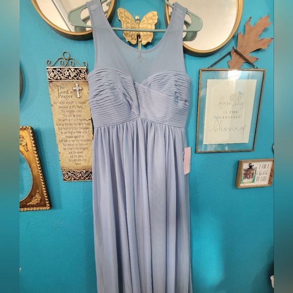 Birdy Grey Dusty-Blue Formal Dress - Picture 4 of 10